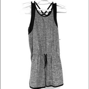 Cute Gray Strap Romper! Never Used!